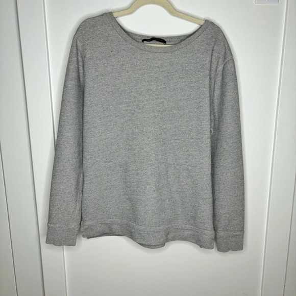 John Elliott Villain  Crewneck Sweatshirt Gray Size 4 (L/XL) Unisex - Picture 5 of 14